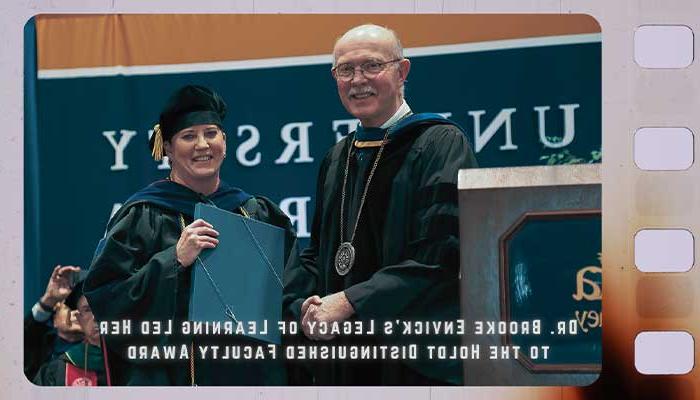 Dr. Brooke Envick’s Legacy of Learning Led Her to the Holdt Distinguished Faculty Award